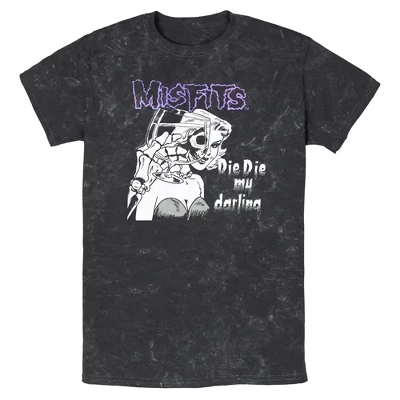 Мужская футболка с комиксами Misfits Die, Die My Darling, черная