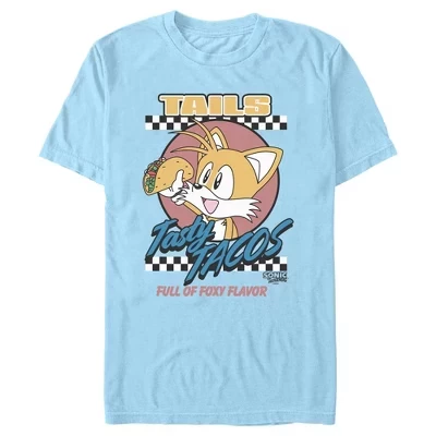 Мужская футболка Tails Tasty Tacos светло-голубого цвета
