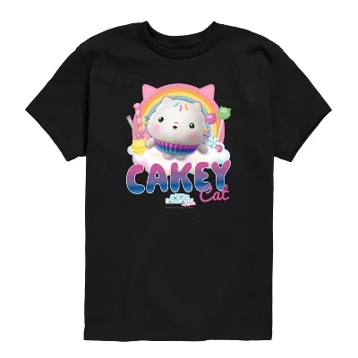 Футболка Cakey Cat Tee с коротким рукавом и графическим рисунком, черная