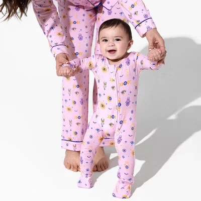 Baby The Eye Pink Бамбуковая футболка с откидным верхом розового цвета