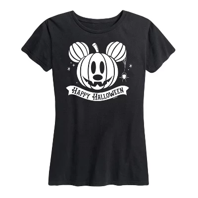 Женская футболка с коротким рукавом Mickey Happy Halloween с рисунком 