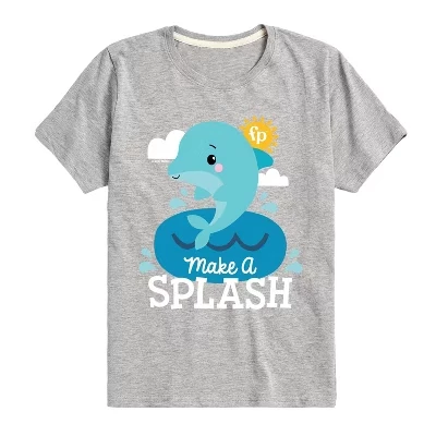 Произведите фурор в графической футболке athletic heather с коротким рукавом