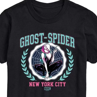 Men's -  - Ghost Spider Collegiate Short Sleeve Graphic T-Shirt black