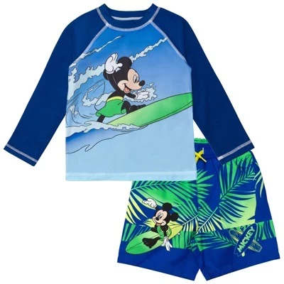 Комплект одежды Реглан Rash Guard и плавки для малышей старше 50 лет