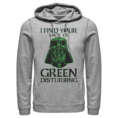 Мужское худи Star Wars Дарт Вейдер, серый меланж