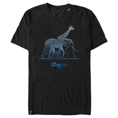 Мужская футболка LRG Natural Leaders, черная