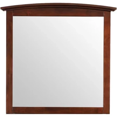 Зеркало Passion Furniture Classic 37×35″, коричневое