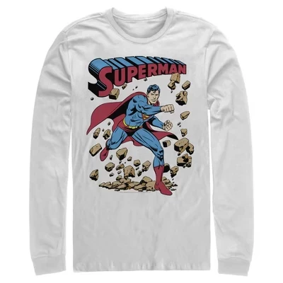 Мужской лонгслив DC Comics Superman, белый
