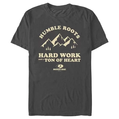 Мужская футболка Humble Roots Hard Work и a Ton of Heart от Humble Roots.