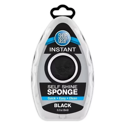 Губка для обуви Shoe Gear Instant Shine 6 мл, черная