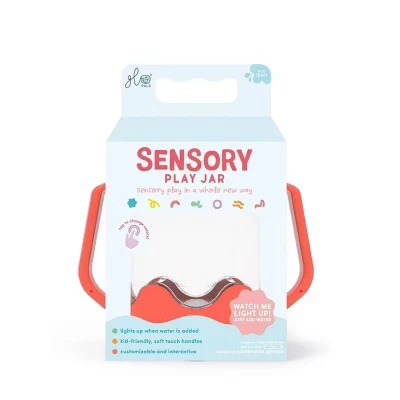 Игрушка для малышей Glo Pals Sensory Play Jar, коралловая