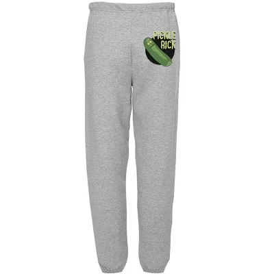 Мужские джоггеры Rick and Morty Pickle Rick, серый меланж