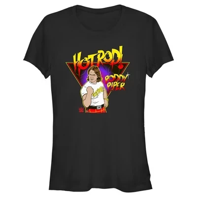 Женская футболка Hot Rod Roddy Piper для юниоров, черная
