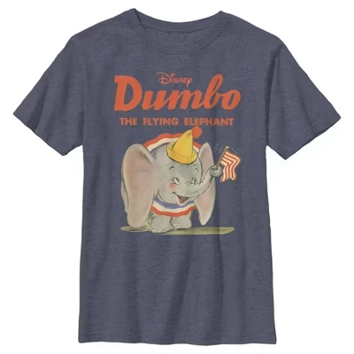 Футболка для мальчиков Dumbo Flying Elephant, синяя