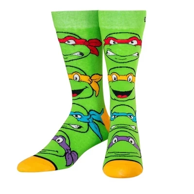 , Nickelodeon TMNT Черепашки-ниндзя, Мультфильм 90-х, Забавные носки с черепашьими головами