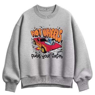 Женская толстовка HW Marker Oversize из флиса с капюшоном athletic heather