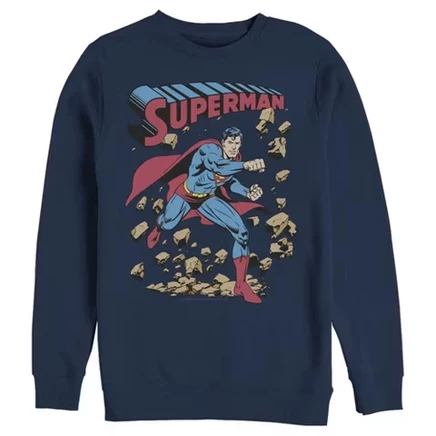 Мужской свитшот DC Comics Superman, темно-синий