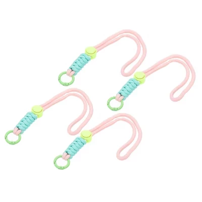 Брелоки-шнурки Unique Bargains, 4 шт., голубые