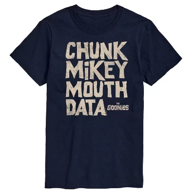 Мужская футболка The Goonies Chunk Mikey, синяя
