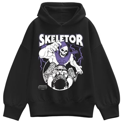 Женское худи Masters of the Universe Skeletor Castle, черное