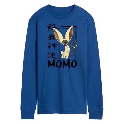 Мужской лонгслив Avatar «Момо», синий