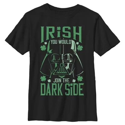 Футболка для мальчиков Irish Join the Dark Side черная
