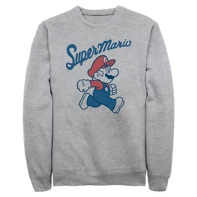 Мужская толстовка Super Mario Bros 85 athletic heather