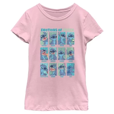 Футболка Girl's Emotions of 626 светло-розового цвета