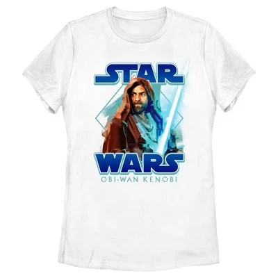 Женская футболка Star Wars Obi-Wan, джедай, белая