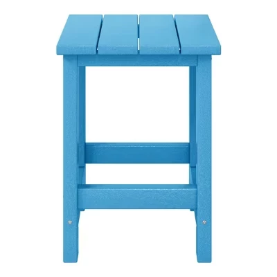 Уличная мебель для патио Malibu Kids HDPE Adirondack Square Side Table синий
