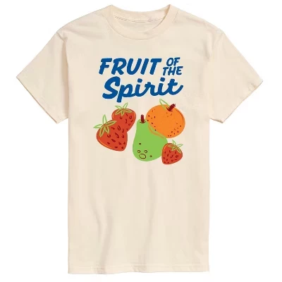 Мужская футболка с коротким рукавом Fruit Of The Spirit кремового цвета с графическим рисунком