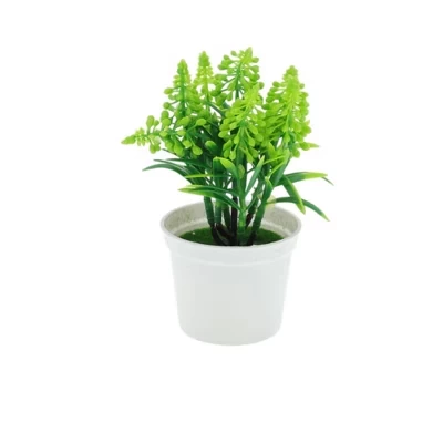 Растение Unique Bargains искусственное, 7 ветвей, зеленое