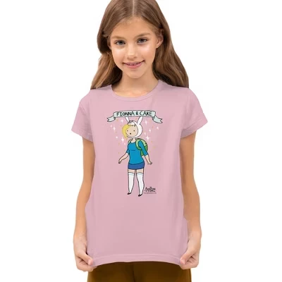 Детская футболка Adventure Time Fionna & Cake, синяя