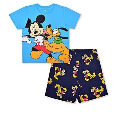 Мальчиковый комплект Mickey Mouse: футболка и шорты, синий