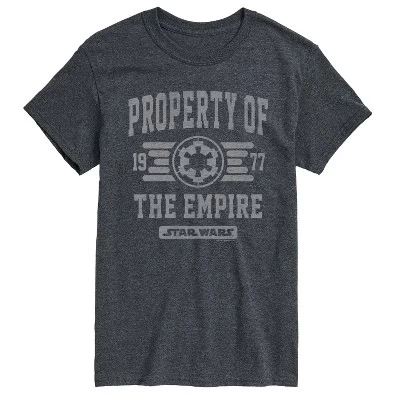 Мужская футболка Property Of Empire с коротким рукавом и графическим рисунком heather charcoal