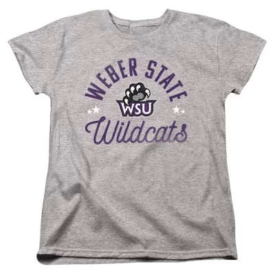 Женская футболка Weber State University Wildcats, черная