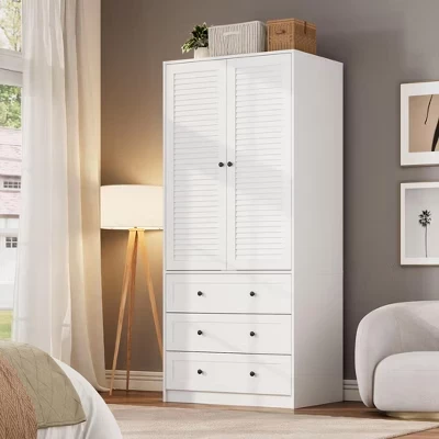 Шкаф SunnyFurn U7 Amorior, 3 ящика, белый