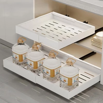 Органайзер для шкафа SunnyFurn Retractable без сверления, белый