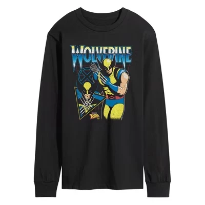 Мужской лонгслив X-Men Wolverine, черный