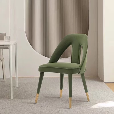 Стул Manhattan Comfort Neda, велюровый, зеленый