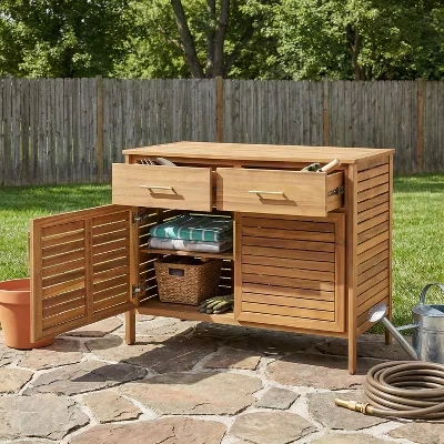 Шкаф Christopher Knight Home Blandine, акация, натуральный