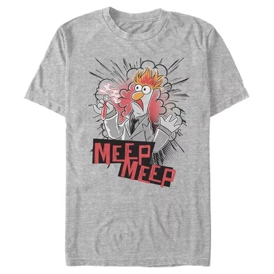 Мужская футболка Beaker Meep athletic heather