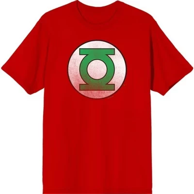 Мужская футболка Green Lantern Logo, красная