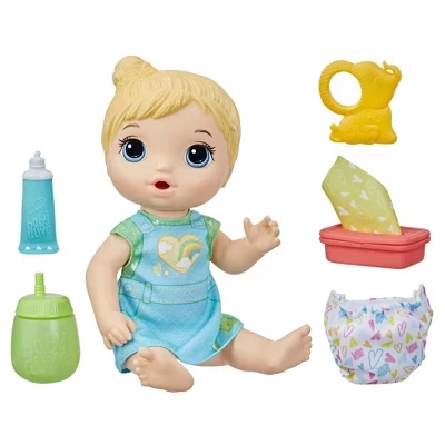 Кукла Baby Alive Change 'n Play Baby, с аксессуарами, голубая