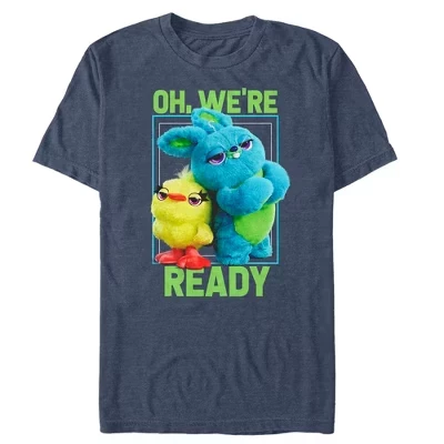 Мужская футболка Toy Story «Дакки и Банни», синяя