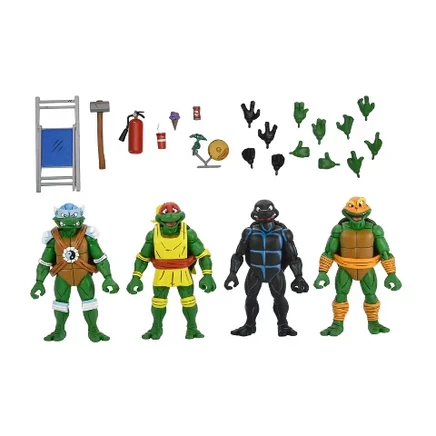 Набор фигурок NECA «Черепашки-ниндзя», 4 шт.