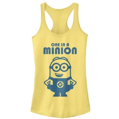 Женская майка Despicable Me «Улыбка миньона», желтая