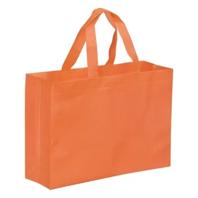 Сумка для покупок Unique Bargains нетканая, оранжевая