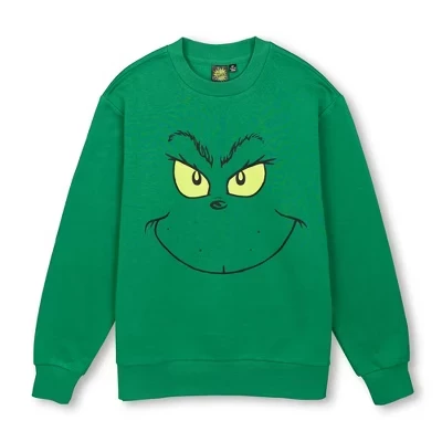 Мужской свитшот The Grinch Feelin' Grinchy, зеленый