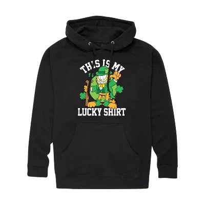 Мужская футболка This's My Lucky с рисунком на День Святого Патрика, флисовый пуловер с капюшоном, черный